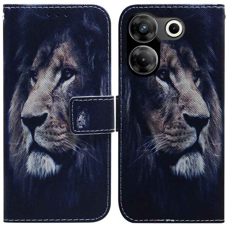 Coloured Drawing Flip Leather Phone Case, For Tecno Pova 5 Pro, For Tecno Pova Neo 3, For Tecno Camon 20 Premier 5G, For Tecno Camon 20 Pro 5G