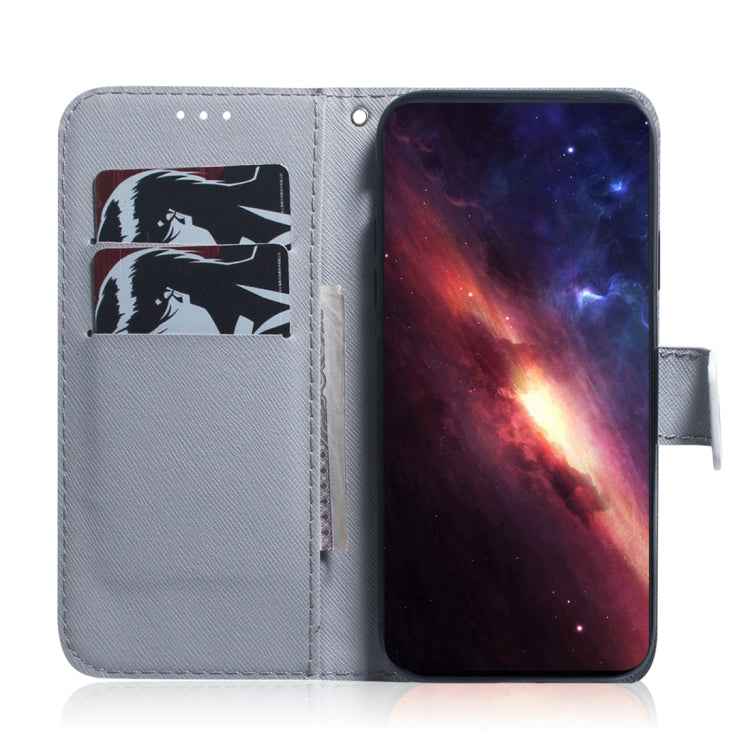 Coloured Drawing Flip Leather Phone Case, For Tecno Pova 5