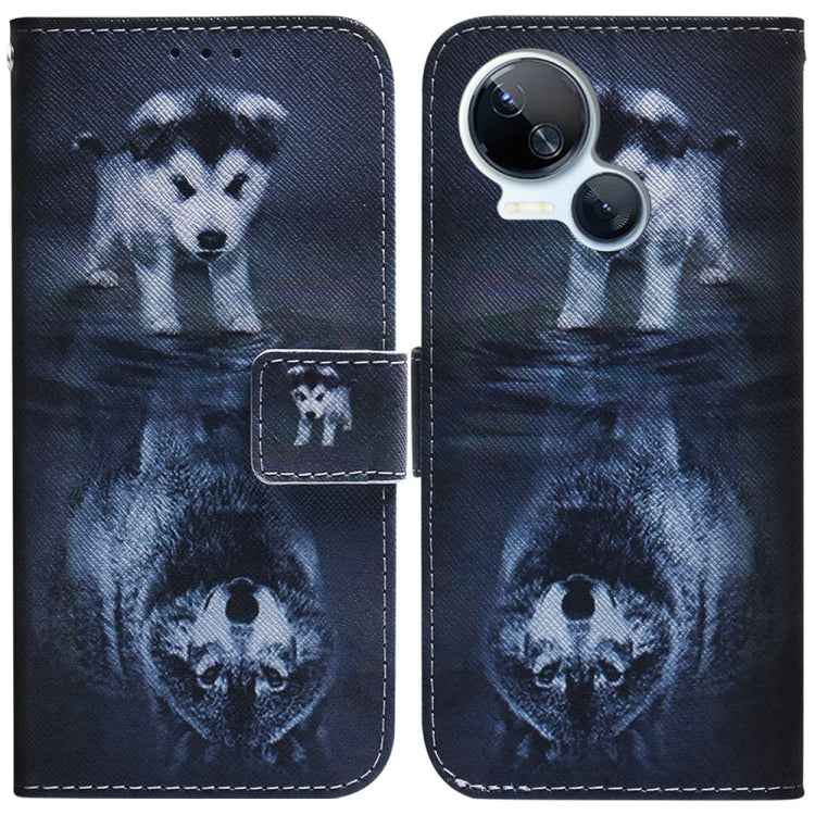 Coloured Drawing Flip Leather Phone Case, For Tecno Camon 20 Pro 4G / 20, For Tecno Spark 10 5G, For Tecno Spark 10 / Spark 10C, For Tecno Spark 10 Pro