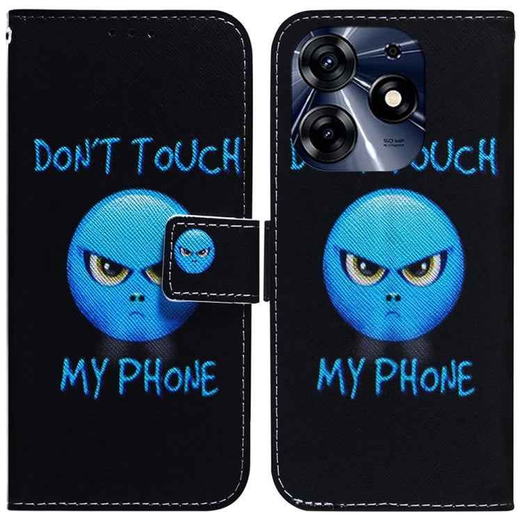 Coloured Drawing Flip Leather Phone Case, For Tecno Camon 20 Pro 4G / 20, For Tecno Spark 10 5G, For Tecno Spark 10 / Spark 10C, For Tecno Spark 10 Pro