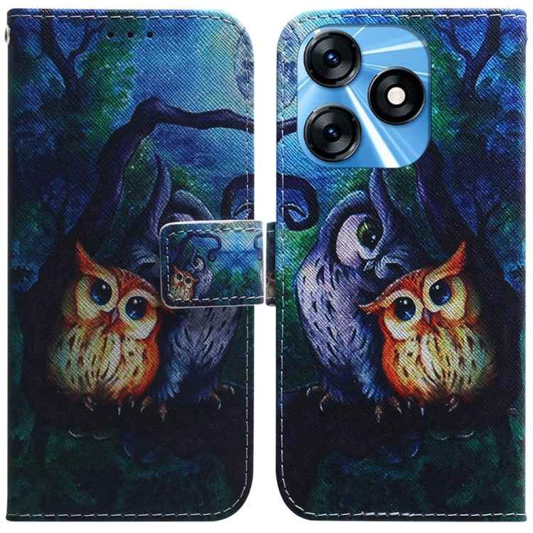 Coloured Drawing Flip Leather Phone Case, For Tecno Camon 20 Pro 4G / 20, For Tecno Spark 10 5G, For Tecno Spark 10 / Spark 10C, For Tecno Spark 10 Pro