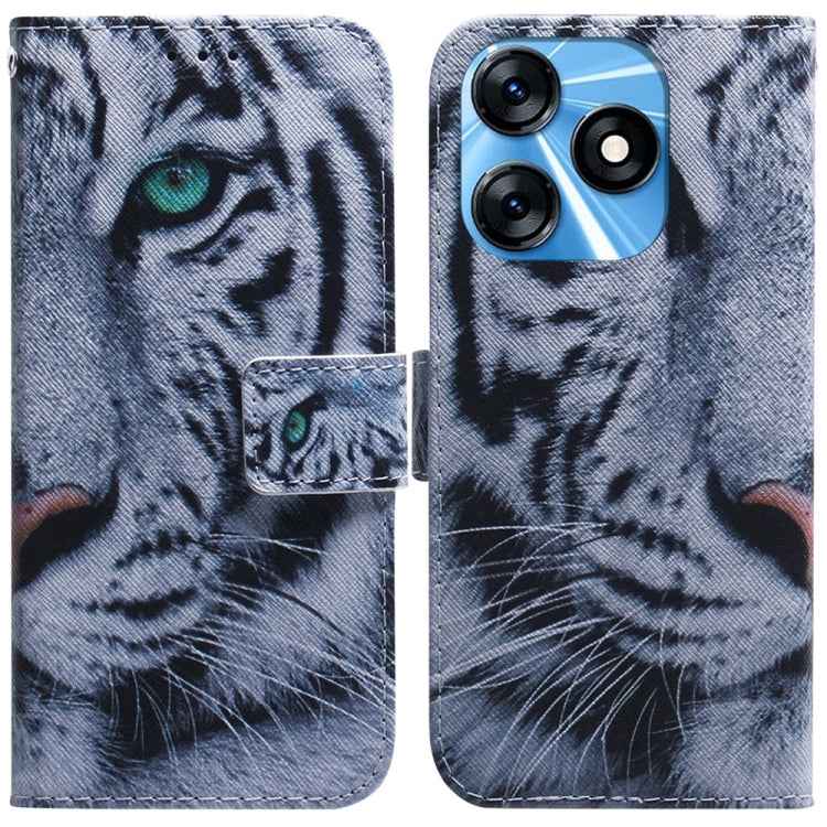 Coloured Drawing Flip Leather Phone Case, For Tecno Camon 20 Pro 4G / 20, For Tecno Spark 10 5G, For Tecno Spark 10 / Spark 10C, For Tecno Spark 10 Pro
