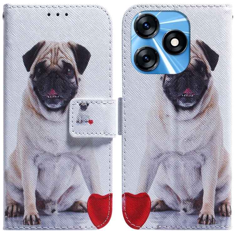Coloured Drawing Flip Leather Phone Case, For Tecno Camon 20 Pro 4G / 20, For Tecno Spark 10 5G, For Tecno Spark 10 / Spark 10C, For Tecno Spark 10 Pro