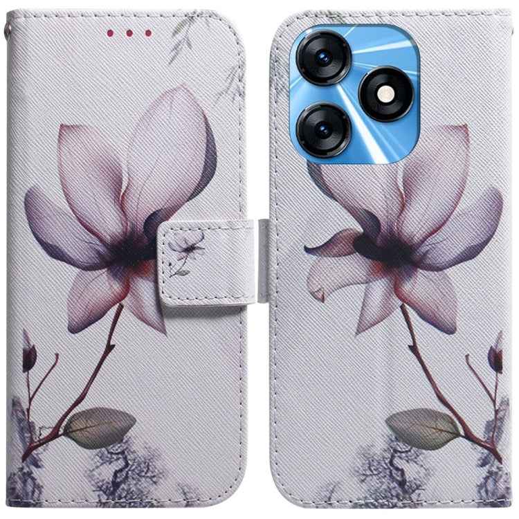 Coloured Drawing Flip Leather Phone Case, For Tecno Camon 20 Pro 4G / 20, For Tecno Spark 10 5G, For Tecno Spark 10 / Spark 10C, For Tecno Spark 10 Pro