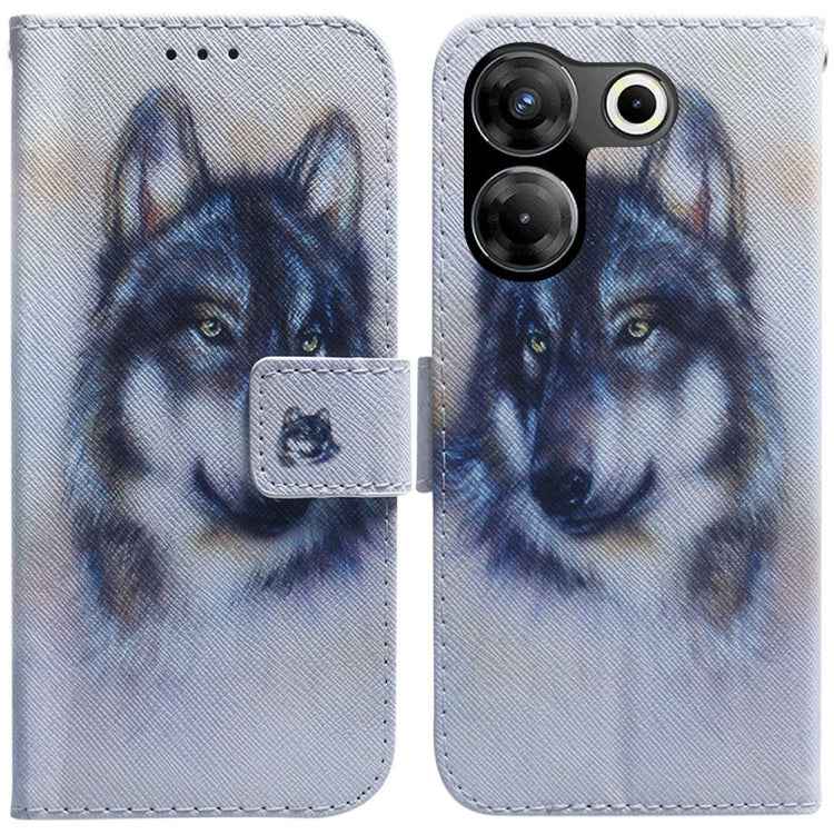 Coloured Drawing Flip Leather Phone Case, For Tecno Camon 20 Pro 4G / 20, For Tecno Spark 10 5G, For Tecno Spark 10 / Spark 10C, For Tecno Spark 10 Pro