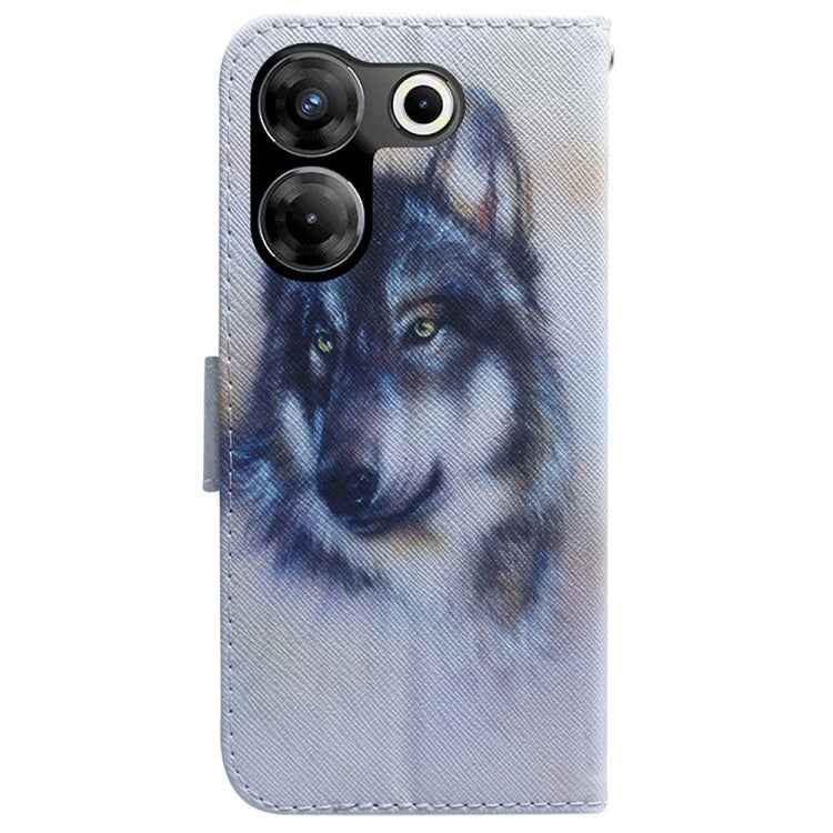 Coloured Drawing Flip Leather Phone Case, For Tecno Camon 20 Pro 4G / 20, For Tecno Spark 10 5G, For Tecno Spark 10 / Spark 10C, For Tecno Spark 10 Pro