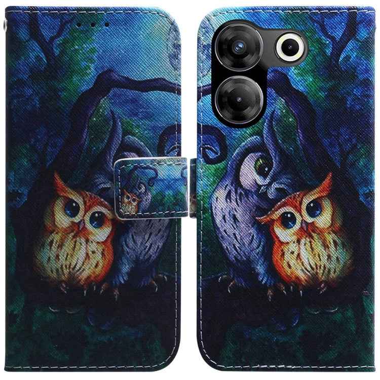 Coloured Drawing Flip Leather Phone Case, For Tecno Camon 20 Pro 4G / 20, For Tecno Spark 10 5G, For Tecno Spark 10 / Spark 10C, For Tecno Spark 10 Pro
