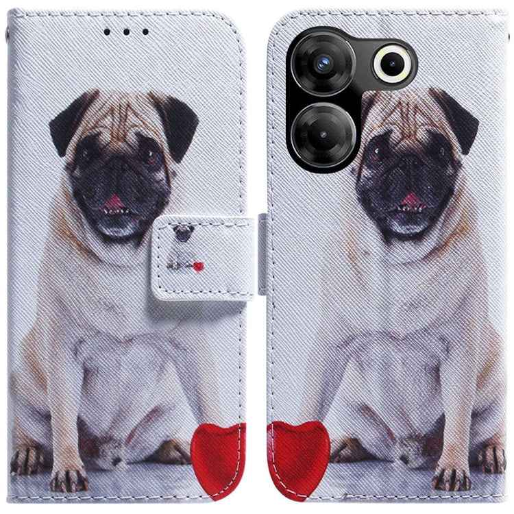 Coloured Drawing Flip Leather Phone Case, For Tecno Camon 20 Pro 4G / 20, For Tecno Spark 10 5G, For Tecno Spark 10 / Spark 10C, For Tecno Spark 10 Pro