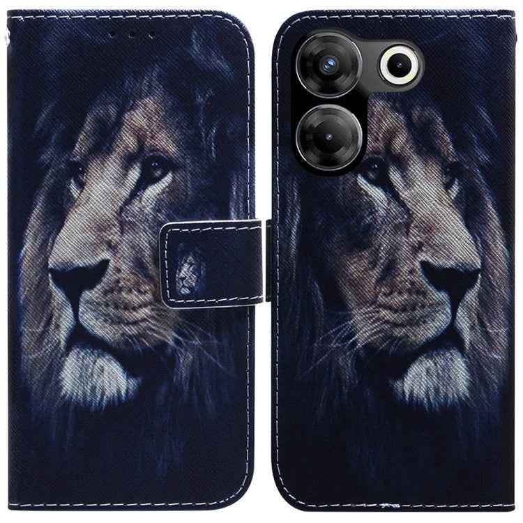 Coloured Drawing Flip Leather Phone Case, For Tecno Camon 20 Pro 4G / 20, For Tecno Spark 10 5G, For Tecno Spark 10 / Spark 10C, For Tecno Spark 10 Pro