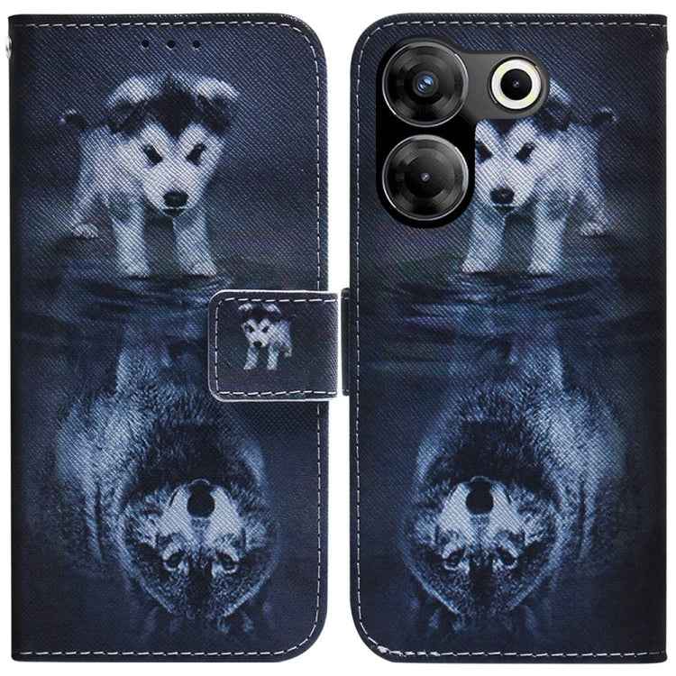 Coloured Drawing Flip Leather Phone Case, For Tecno Camon 20 Pro 4G / 20, For Tecno Spark 10 5G, For Tecno Spark 10 / Spark 10C, For Tecno Spark 10 Pro