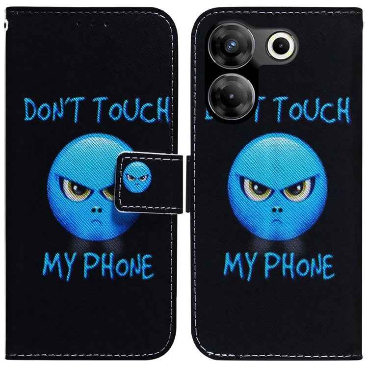 Coloured Drawing Flip Leather Phone Case, For Tecno Camon 20 Pro 4G / 20, For Tecno Spark 10 5G, For Tecno Spark 10 / Spark 10C, For Tecno Spark 10 Pro