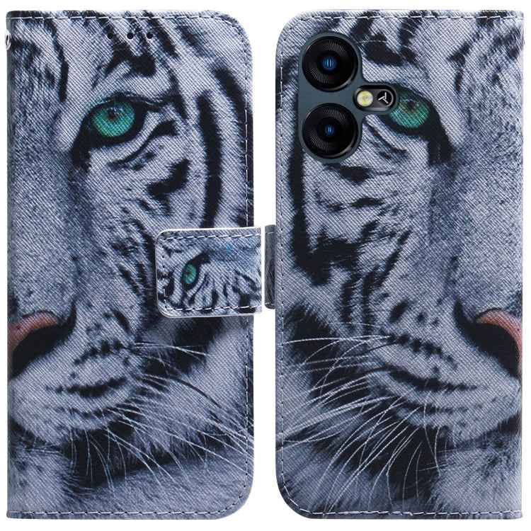 Coloured Drawing Flip Leather Phone Case, For Tecno Pova 5 Pro, For Tecno Pova Neo 3, For Tecno Camon 20 Premier 5G, For Tecno Camon 20 Pro 5G