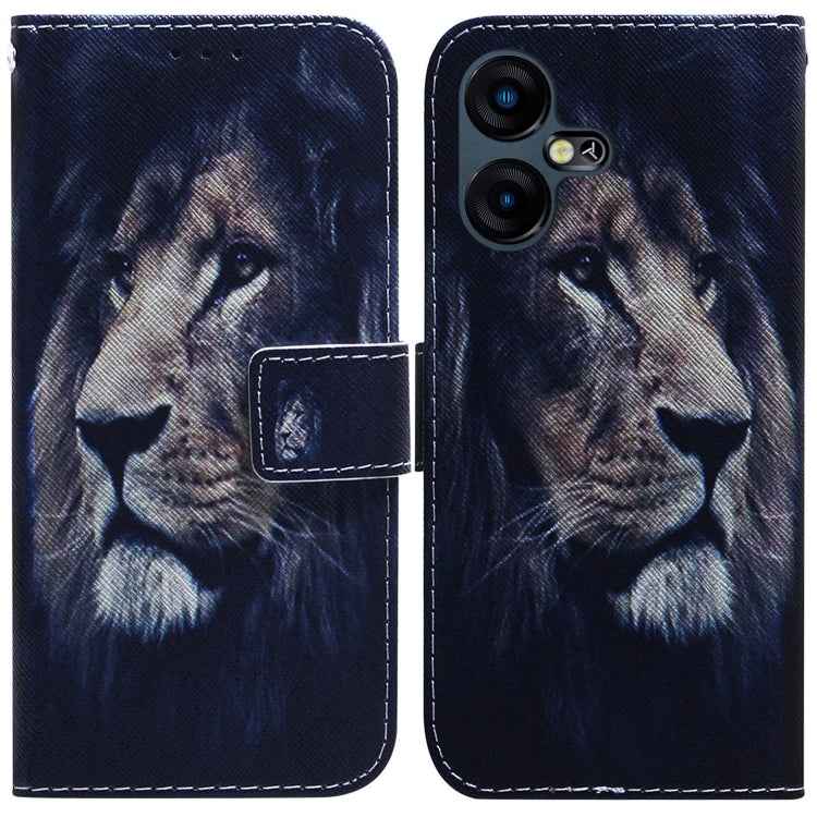 Coloured Drawing Flip Leather Phone Case, For Tecno Pova 5 Pro, For Tecno Pova Neo 3, For Tecno Camon 20 Premier 5G, For Tecno Camon 20 Pro 5G