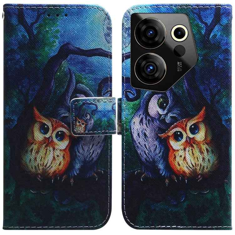 Coloured Drawing Flip Leather Phone Case, For Tecno Pova 5 Pro, For Tecno Pova Neo 3, For Tecno Camon 20 Premier 5G, For Tecno Camon 20 Pro 5G