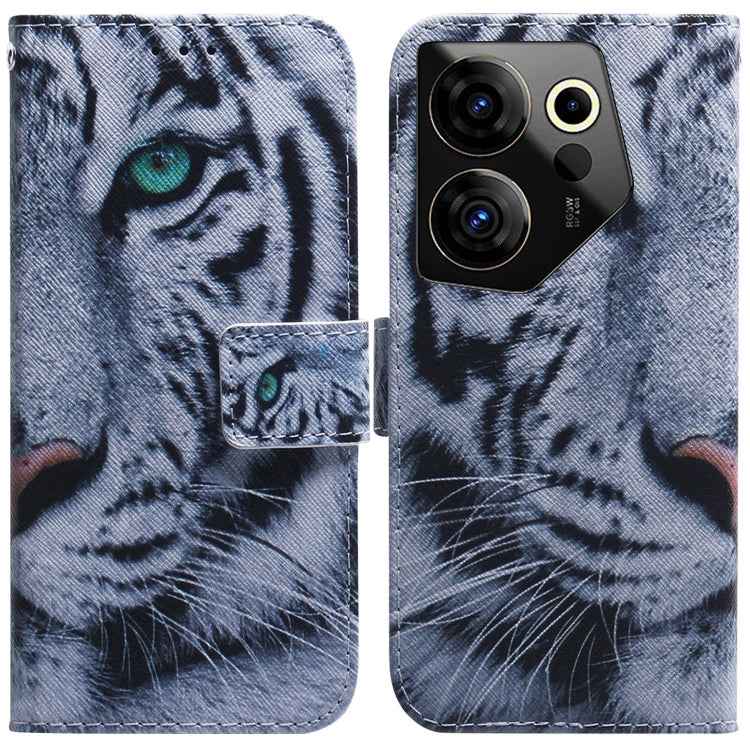 Coloured Drawing Flip Leather Phone Case, For Tecno Pova 5 Pro, For Tecno Pova Neo 3, For Tecno Camon 20 Premier 5G, For Tecno Camon 20 Pro 5G