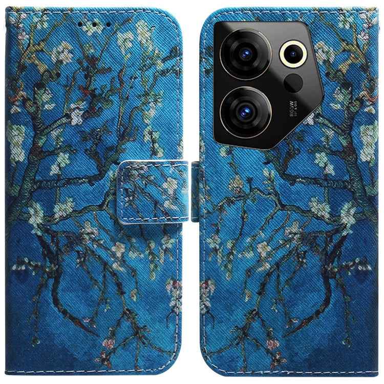 Coloured Drawing Flip Leather Phone Case, For Tecno Pova 5 Pro, For Tecno Pova Neo 3, For Tecno Camon 20 Premier 5G, For Tecno Camon 20 Pro 5G