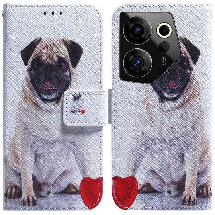 Coloured Drawing Flip Leather Phone Case, For Tecno Pova 5 Pro, For Tecno Pova Neo 3, For Tecno Camon 20 Premier 5G, For Tecno Camon 20 Pro 5G