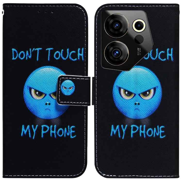 Coloured Drawing Flip Leather Phone Case, For Tecno Pova 5 Pro, For Tecno Pova Neo 3, For Tecno Camon 20 Premier 5G, For Tecno Camon 20 Pro 5G