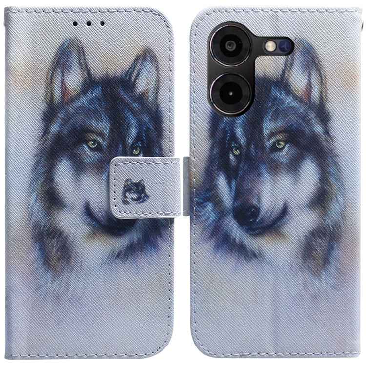 Coloured Drawing Flip Leather Phone Case, For Tecno Pova 5 Pro, For Tecno Pova Neo 3, For Tecno Camon 20 Premier 5G, For Tecno Camon 20 Pro 5G