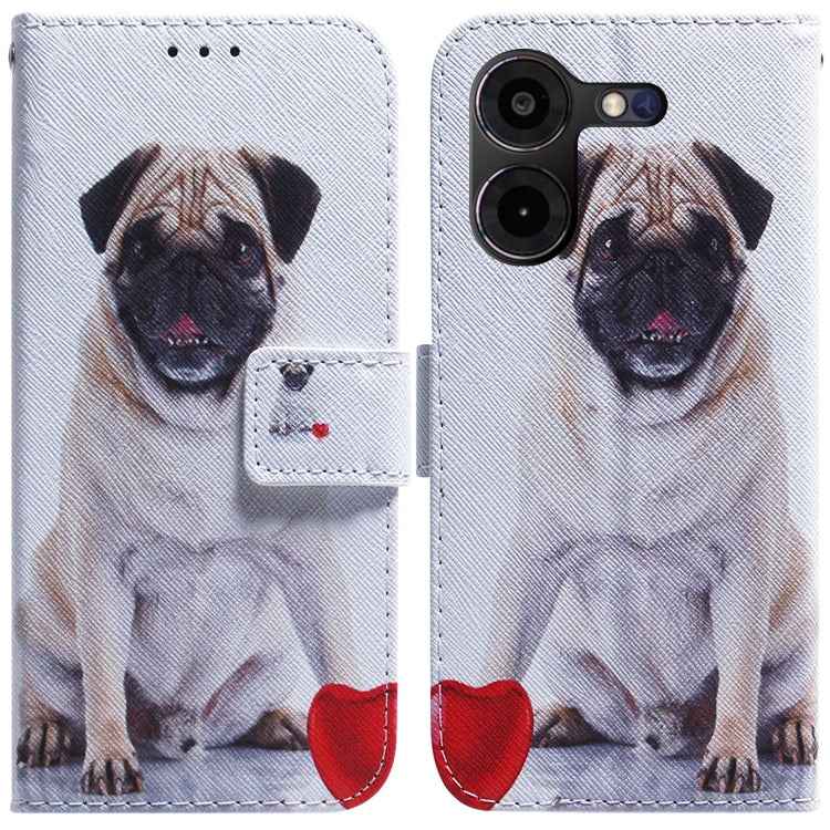 Coloured Drawing Flip Leather Phone Case, For Tecno Pova 5 Pro, For Tecno Pova Neo 3, For Tecno Camon 20 Premier 5G, For Tecno Camon 20 Pro 5G