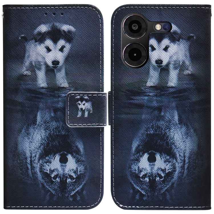 Coloured Drawing Flip Leather Phone Case, For Tecno Pova 5 Pro, For Tecno Pova Neo 3, For Tecno Camon 20 Premier 5G, For Tecno Camon 20 Pro 5G