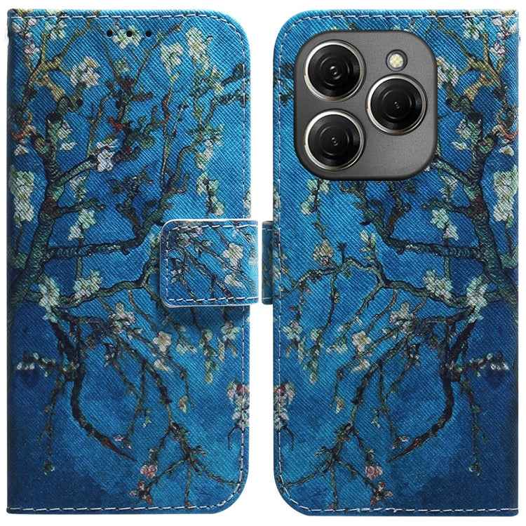 Coloured Drawing Flip Leather Phone Case, For Tecno Camon 30 Pro CL8, For Tecno Camon 30 4G / 30 5G CL6 CL7, For Tecno Spark 20 Pro+ 4G, For Tecno Spark 20 Pro