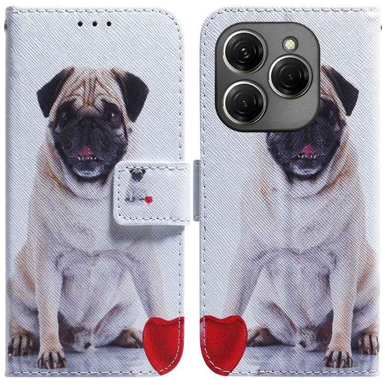 Coloured Drawing Flip Leather Phone Case, For Tecno Camon 30 Pro CL8, For Tecno Camon 30 4G / 30 5G CL6 CL7, For Tecno Spark 20 Pro+ 4G, For Tecno Spark 20 Pro