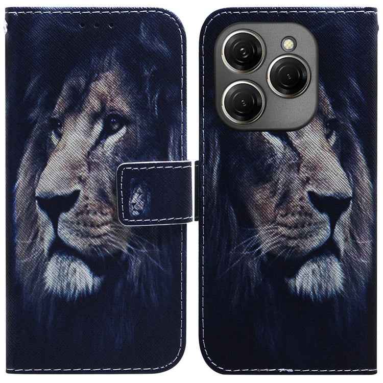 Coloured Drawing Flip Leather Phone Case, For Tecno Camon 30 Pro CL8, For Tecno Camon 30 4G / 30 5G CL6 CL7, For Tecno Spark 20 Pro+ 4G, For Tecno Spark 20 Pro