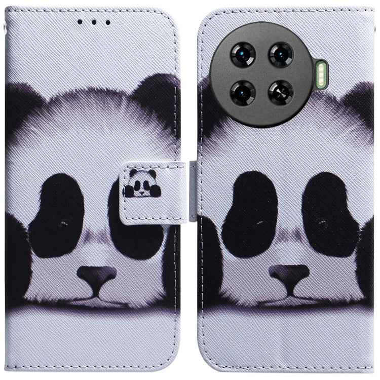 Coloured Drawing Flip Leather Phone Case, For Tecno Camon 30 Pro CL8, For Tecno Camon 30 4G / 30 5G CL6 CL7, For Tecno Spark 20 Pro+ 4G, For Tecno Spark 20 Pro