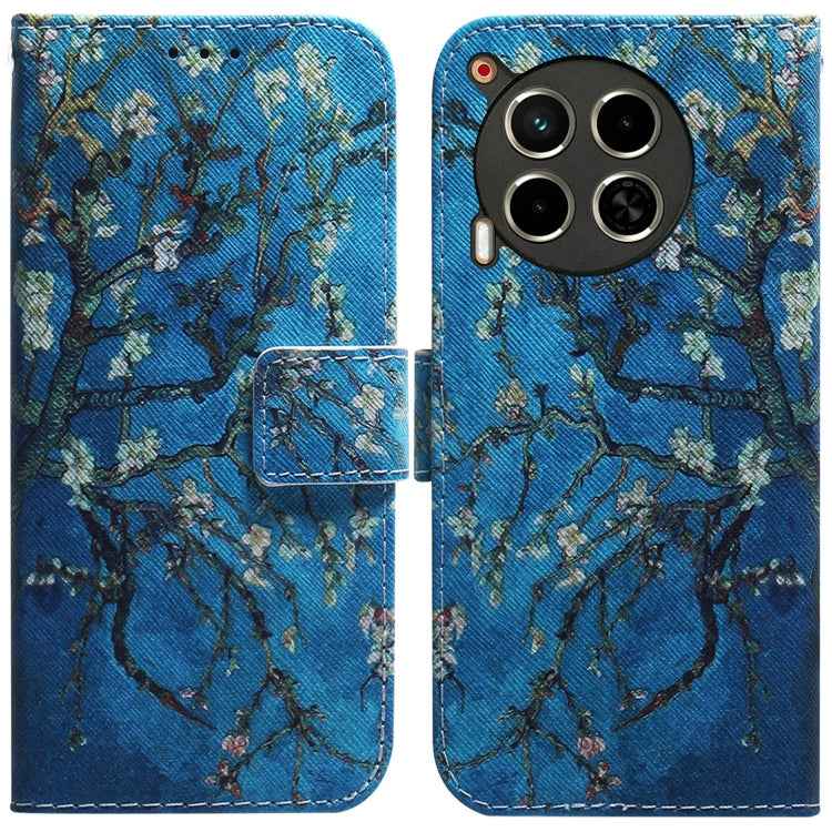 Coloured Drawing Flip Leather Phone Case, For Tecno Camon 30 Pro CL8, For Tecno Camon 30 4G / 30 5G CL6 CL7, For Tecno Spark 20 Pro+ 4G, For Tecno Spark 20 Pro