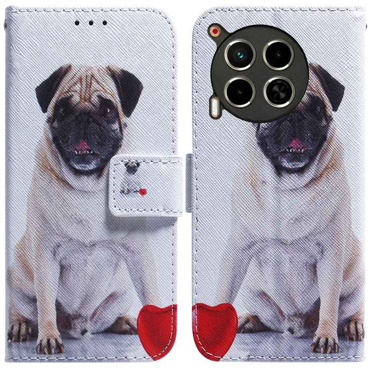 Coloured Drawing Flip Leather Phone Case, For Tecno Camon 30 Pro CL8, For Tecno Camon 30 4G / 30 5G CL6 CL7, For Tecno Spark 20 Pro+ 4G, For Tecno Spark 20 Pro