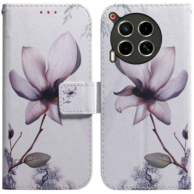 Coloured Drawing Flip Leather Phone Case, For Tecno Camon 30 Pro CL8, For Tecno Camon 30 4G / 30 5G CL6 CL7, For Tecno Spark 20 Pro+ 4G, For Tecno Spark 20 Pro