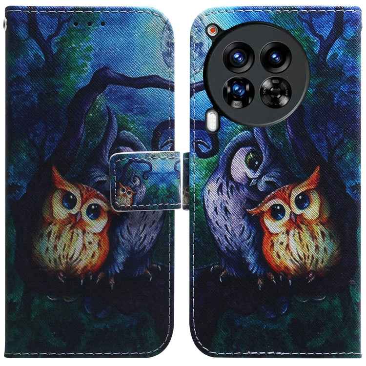 Coloured Drawing Flip Leather Phone Case, For Tecno Spark Go 1 / Pop 9 Pro, For Tecno Camon 30 Premier 5G, For Tecno Pova 6 Neo, For Tecno Pova 6 Pro / Pova 6