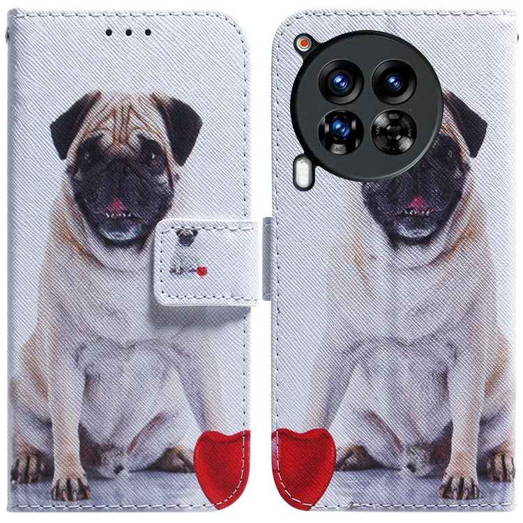 Coloured Drawing Flip Leather Phone Case, For Tecno Spark Go 1 / Pop 9 Pro, For Tecno Camon 30 Premier 5G, For Tecno Pova 6 Neo, For Tecno Pova 6 Pro / Pova 6