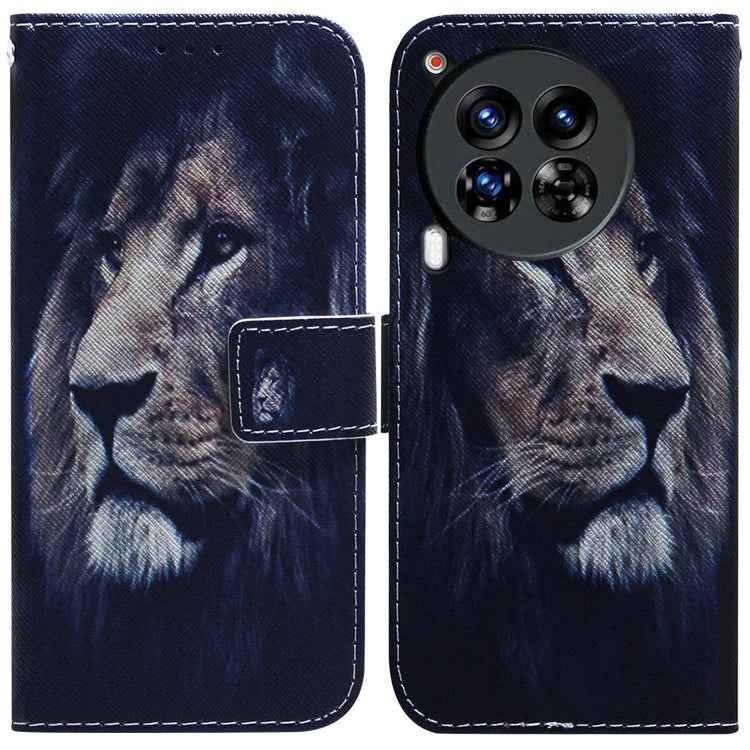 Coloured Drawing Flip Leather Phone Case, For Tecno Spark Go 1 / Pop 9 Pro, For Tecno Camon 30 Premier 5G, For Tecno Pova 6 Neo, For Tecno Pova 6 Pro / Pova 6
