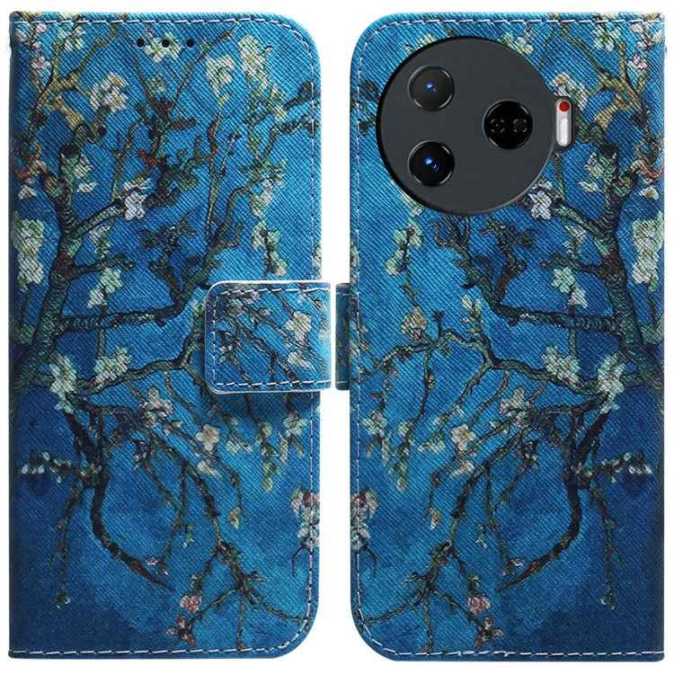 Coloured Drawing Flip Leather Phone Case, For Tecno Camon 30 Pro CL8, For Tecno Camon 30 4G / 30 5G CL6 CL7, For Tecno Spark 20 Pro+ 4G, For Tecno Spark 20 Pro