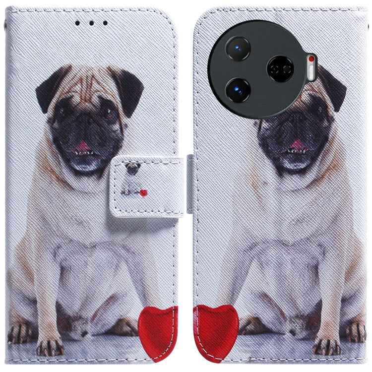 Coloured Drawing Flip Leather Phone Case, For Tecno Camon 30 Pro CL8, For Tecno Camon 30 4G / 30 5G CL6 CL7, For Tecno Spark 20 Pro+ 4G, For Tecno Spark 20 Pro