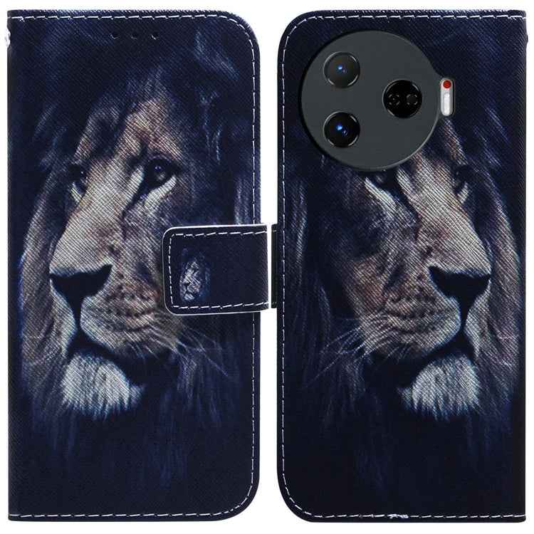 Coloured Drawing Flip Leather Phone Case, For Tecno Camon 30 Pro CL8, For Tecno Camon 30 4G / 30 5G CL6 CL7, For Tecno Spark 20 Pro+ 4G, For Tecno Spark 20 Pro