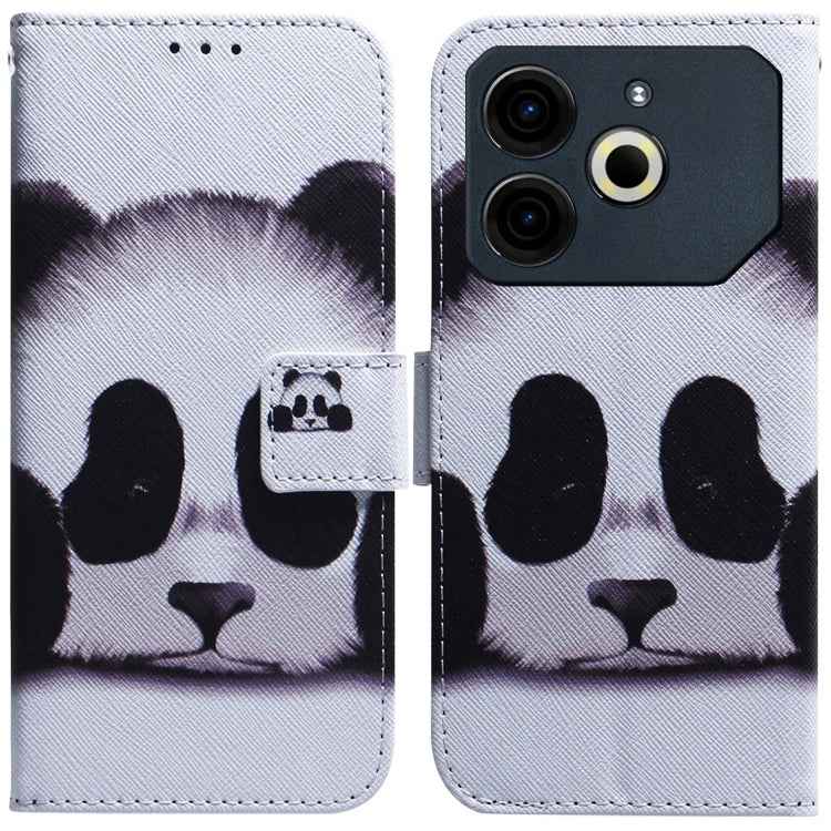 Coloured Drawing Flip Leather Phone Case, For Tecno Spark Go 1 / Pop 9 Pro, For Tecno Camon 30 Premier 5G, For Tecno Pova 6 Neo, For Tecno Pova 6 Pro / Pova 6