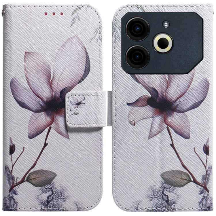 Coloured Drawing Flip Leather Phone Case, For Tecno Spark Go 1 / Pop 9 Pro, For Tecno Camon 30 Premier 5G, For Tecno Pova 6 Neo, For Tecno Pova 6 Pro / Pova 6