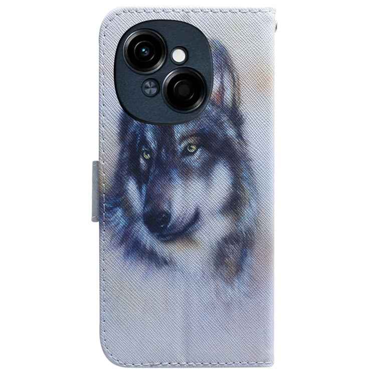Coloured Drawing Flip Leather Phone Case, For Tecno Spark Go 1 / Pop 9 Pro, For Tecno Camon 30 Premier 5G, For Tecno Pova 6 Neo, For Tecno Pova 6 Pro / Pova 6