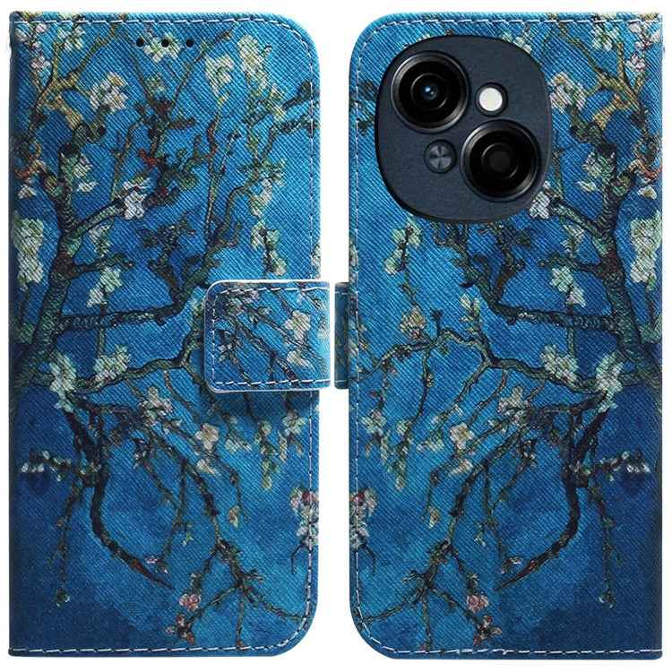 Coloured Drawing Flip Leather Phone Case, For Tecno Spark Go 1 / Pop 9 Pro, For Tecno Camon 30 Premier 5G, For Tecno Pova 6 Neo, For Tecno Pova 6 Pro / Pova 6