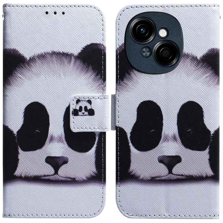 Coloured Drawing Flip Leather Phone Case, For Tecno Spark Go 1 / Pop 9 Pro, For Tecno Camon 30 Premier 5G, For Tecno Pova 6 Neo, For Tecno Pova 6 Pro / Pova 6