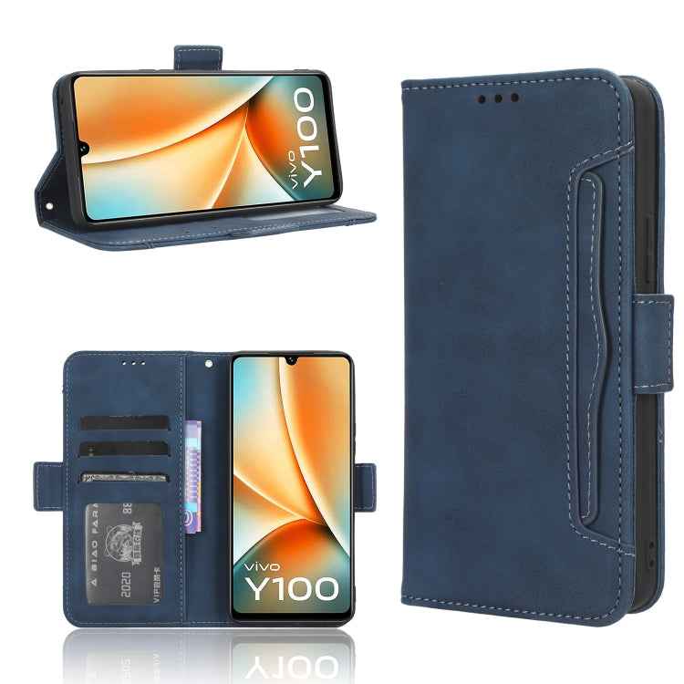 Skin Feel Calf Texture Card Slots Leather Phone Case, For vivo Y78 Plus, For vivo Y16 / iQOO Z7i, For vivo Y100 5G, For vivo Y33T 2023, For vivo Y33T / Y33s / Y21 / Y21s