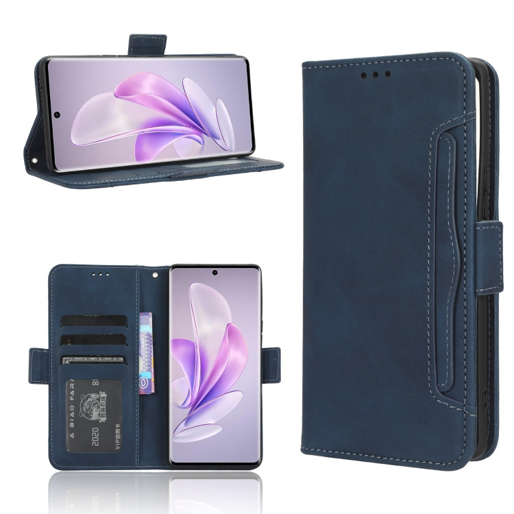 Skin Feel Calf Texture Card Slots Leather Phone Case, For vivo X100 Pro 5G, For vivo X100 5G, For vivo V29E / Y200 5G, For vivo Y17s 4G, For vivo V29e 5G, For vivo Y27 / Y36 5G / 4G, For vivo Y35+ 5G, For vivo S17 5G / S17 Pro, For vivo S17e