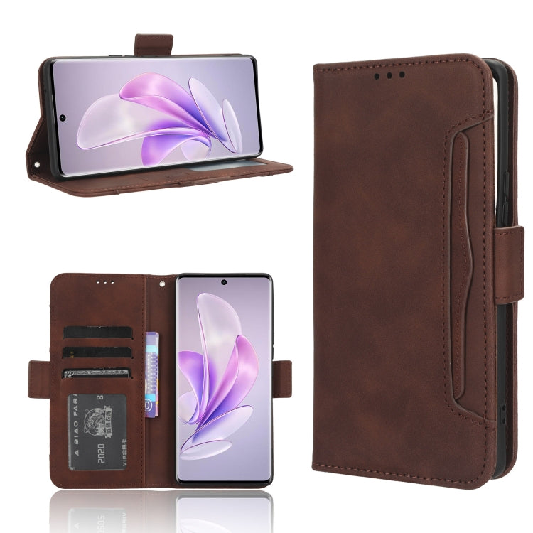 Skin Feel Calf Texture Card Slots Leather Phone Case, For vivo X100 Pro 5G, For vivo X100 5G, For vivo V29E / Y200 5G, For vivo Y17s 4G, For vivo V29e 5G, For vivo Y27 / Y36 5G / 4G, For vivo Y35+ 5G, For vivo S17 5G / S17 Pro, For vivo S17e