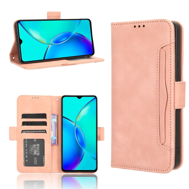 Skin Feel Calf Texture Card Slots Leather Phone Case, For vivo X100 Pro 5G, For vivo X100 5G, For vivo V29E / Y200 5G, For vivo Y17s 4G, For vivo V29e 5G, For vivo Y27 / Y36 5G / 4G, For vivo Y35+ 5G, For vivo S17 5G / S17 Pro, For vivo S17e
