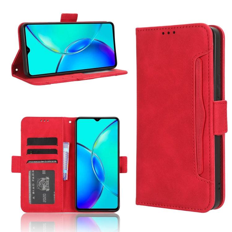 Skin Feel Calf Texture Card Slots Leather Phone Case, For vivo X100 Pro 5G, For vivo X100 5G, For vivo V29E / Y200 5G, For vivo Y17s 4G, For vivo V29e 5G, For vivo Y27 / Y36 5G / 4G, For vivo Y35+ 5G, For vivo S17 5G / S17 Pro, For vivo S17e