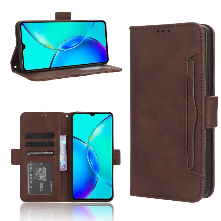 Skin Feel Calf Texture Card Slots Leather Phone Case, For vivo X100 Pro 5G, For vivo X100 5G, For vivo V29E / Y200 5G, For vivo Y17s 4G, For vivo V29e 5G, For vivo Y27 / Y36 5G / 4G, For vivo Y35+ 5G, For vivo S17 5G / S17 Pro, For vivo S17e