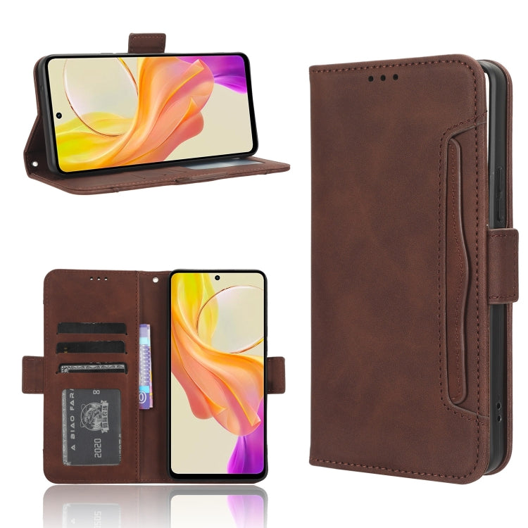 Skin Feel Calf Texture Card Slots Leather Phone Case, For vivo X100 Pro 5G, For vivo X100 5G, For vivo V29E / Y200 5G, For vivo Y17s 4G, For vivo V29e 5G, For vivo Y27 / Y36 5G / 4G, For vivo Y35+ 5G, For vivo S17 5G / S17 Pro, For vivo S17e